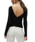 Фото #2 товара Women's Willow Long-Sleeve V-Neck Knit Top