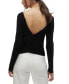 ფოტო #2 პროდუქტის Women's Willow Long-Sleeve V-Neck Knit Top