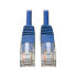 Фото #1 товара Tripp N002-003-BL Cat5e 350 MHz Molded (UTP) Ethernet Cable (RJ45 M/M) - PoE - Blue - 3 ft. (0.91 m) - 0.91 m - Cat5e - U/UTP (UTP) - RJ-45 - RJ-45