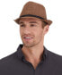 Фото #2 товара Men's Paper Straw Vintage-Inspired Fedora Hat