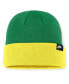 Men's Green/Yellow Oregon Ducks Legacy Terra Cuffed Knit Hat Green, Yellow - фото #2