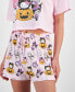 Juniors' Hello Kitty Halloween Graphic Shorts