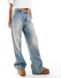 Фото #4 товара Stradivarius STR baggy jean in vintage wash