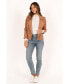 Womens Spencer Faux Suede Moto Jacket