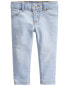 Фото #2 товара Джинсы узкие синие для малышей Carter's Baby Light Blue Wash Skinny-Leg Jeans