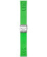 Interchangeable Green Rubber Watch Strap