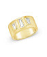 ფოტო #1 პროდუქტის Cubic Zirconia Colsie Cigar Band Ring