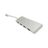 Фото #1 товара USB-разветвитель C CoolBox COO-HUC4U3 Алюминий Белый