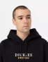 Dickies park hoodie with central logo in black