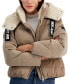Фото #5 товара Women's Logo-Drawstring Hooded Puffer Jacket