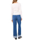 ფოტო #4 პროდუქტის Women's Scoop-Neck Long-Sleeve Top