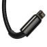 Фото #3 товара Kabel przewód 3w1 USB USB-C Iphone Lightning microUSB 3.5 A 1.5 m czarny