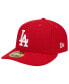 Фото #1 товара Men's Scarlet Los Angeles Dodgers Low Profile 59FIFTY Fitted Hat