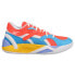 Фото #1 товара Puma Trc Blaze Court Pop Art Basketball Mens Orange Sneakers Athletic Shoes 377