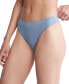 Women's Bonded Flex Mid-Rise Thong Underwear QD3958