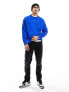 Фото #3 товара Tommy Jeans relaxed XS badge logo crewneck sweatshirt in blue