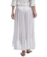Women's Button-Front Cotton Skirt Swim Cover-Up