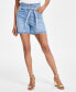 Фото #4 товара Women's High-Rise Tied-Belt Shorts, Created for Macy's