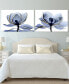 Golden-Tone Midnight 1 2 Frameless Free Floating Tempered Glass Panel Graphic Wall Art, 32" x 48" x 0.2" Each