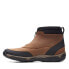 Фото #10 товара Clarks Grove Zip 26162720 Mens Brown Leather Zipper Chukkas Boots