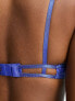 Фото #4 товара ASOS DESIGN Alexis lace underwire bra with picot trim in cobalt blue