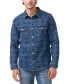 Men's Shane Indigo Long-Sleeve Button-Up Denim Shirt