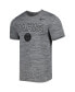 ფოტო #3 პროდუქტის Men's Heather Gray Paris Saint-Germain Lockup Velocity Legend Performance T-shirt