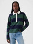 navy blue and green stripe