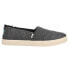 TOMS Alpargata Cupsole Shearling Slip On Womens Grey Sneakers Casual Shoes 1001