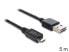 Фото #1 товара Delock EASY-USB 2.0-A - USB 2.0 micro-B - 5m - 5 m - USB A - Micro-USB B - USB 2.0 - Male/Male - Black