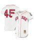 ფოტო #1 პროდუქტის Men's Pedro Martinez White Boston Red Sox 1999 Cooperstown Collection Home Authentic Jersey