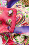 Фото #13 товара Платье миди с горловиной халтер и принтом patchwork ZARA