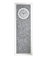 Фото #2 товара Minette 35.75" Crystal Inlay Medium Density Fiberboard Rectangle Clock Mirror