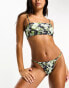 Фото #4 товара Weekday Sway tanga thong bikini in bliss lime exclusive to ASOS