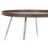 Centre Table DKD Home Decor Brown Silver Metal Steel MDF Wood 30 x 40 cm 78 x 78 x 41,5 cm