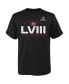 ფოტო #3 პროდუქტის Big Boys Black San Francisco 49ers Super Bowl LVIII Made It T-shirt