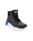 Фото #1 товара Men's Mixed Media Two Tone Lightweight Sole Hi Top Sneakers