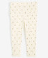 Фото #6 товара Baby Girls Felicity Field Floral-Print Ribbed Ruffled-Back Leggings, Created for Macy's