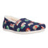 Фото #2 товара TOMS Alpargata Graphic Cozy Slip On Womens Blue, Multi Flats Casual 10017304T