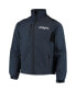 Men's Navy New England Patriots Circle Softshell Fleece Full-Zip Jacket