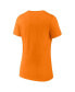 ფოტო #4 პროდუქტის Women's Tennessee Orange Tennessee Volunteers Evergreen Logo V-Neck T-shirt