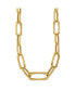 ფოტო #2 პროდუქტის 18k Yellow Gold Fancy Oval Link Necklace