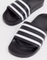 Фото #2 товара adidas Originals Adilette sliders in black