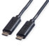 Фото #1 товара ROLINE Secomp USB 2.0 Charging Cable - Micro B - Micro B - M/M 0.3m - 0.3 m - Micro-USB B - Micro-USB B - USB 2.0 - Male/Male - Black