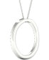 Фото #5 товара Lab-Created Diamond Circle Pendant Necklace (1/2 ct. t.w.) in Sterling Silver, 16" + 2" extender