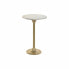 Side table DKD Home Decor White Golden Aluminium Marble 40 x 40 x 61 cm