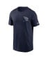 Фото #3 товара Men's Navy Tennessee Titans Team Incline T-shirt