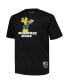 ფოტო #2 პროდუქტის Men's Black Distressed Milwaukee Bucks Big and Tall Hardwood Classics Vintage-Like Logo T-shirt