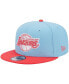 ფოტო #1 პროდუქტის Men's Powder Blue, Red Los Angeles Lakers 2-Tone Color Pack 9FIFTY Snapback Hat