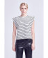 Фото #1 товара Women's Stripe Sleeveless T-shirt